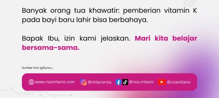 Benarkah Pemberian Vitamin K Pada Bayi Baru Lahir Bisa Berbahaya