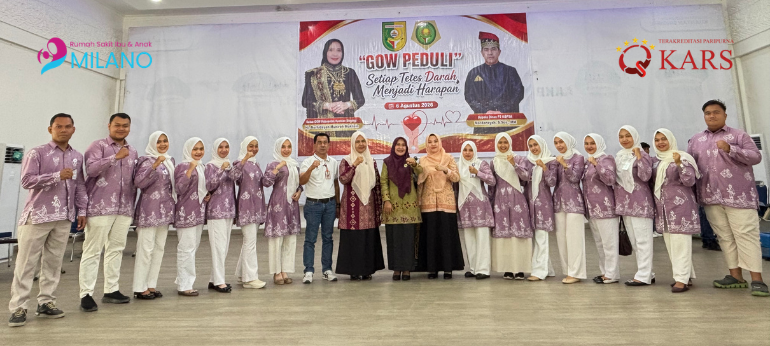 RSIA Milano Berpartisipasi dalam Aksi Donor Darah GOW Kuantan Singingi